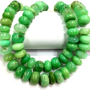 Shop Chrysoprase Rondelle Beads! Top Quality~Natural Chrysoprase Rondelle Beads Smooth Chrysoprase Gemstone Beads 10.MM Beads Jewelry Making Beads Wholesale Gem Beads. | Natural genuine rondelle Chrysoprase beads for beading and jewelry making.  #jewelry #beads #beadedjewelry #diyjewelry #jewelrymaking #beadstore #beading #affiliate #ad