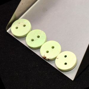 Shop Chrysoprase Round Beads! Lemon Chrysoprase 14x3mm Round Gemstone Buttons | Chrysoprase Loose Gemstone Buttons | 1.5mm Double Hole Semi Precious Smooth Buttons | Natural genuine round Chrysoprase beads for beading and jewelry making.  #jewelry #beads #beadedjewelry #diyjewelry #jewelrymaking #beadstore #beading #affiliate #ad