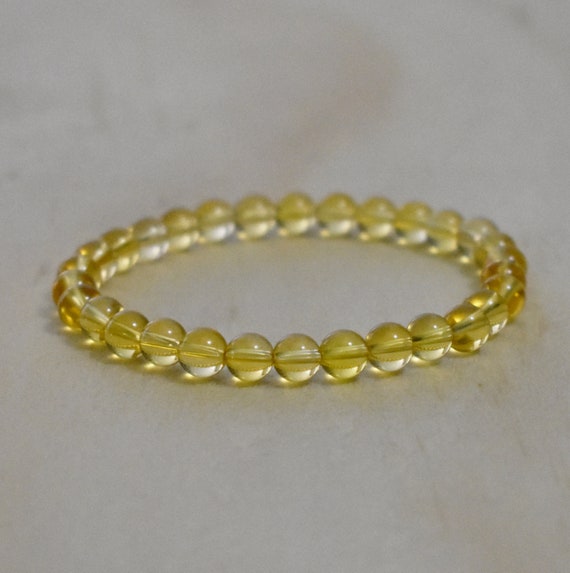 6mm Citrine Bracelet, Citrine Jewelry, Bracelets For Women, Bracelets For Men, Success Bracelet, Wealth Bracelet, Good Luck Bracelet