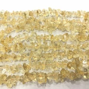 Shop Citrine Chip & Nugget Beads! Natural Citrine 5-8mm Chips Genuine Loose Nugget Beads 34 inch Jewelry Supply Bracelet Necklace Material Support | Natural genuine chip Citrine beads for beading and jewelry making.  #jewelry #beads #beadedjewelry #diyjewelry #jewelrymaking #beadstore #beading #affiliate #ad
