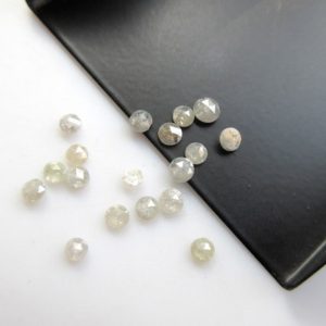 Shop Diamond Cabochons! 10 Pieces, 2mm White Rose Cut Diamond, Rose Cut Cabochon, Excellent Cut/Height/Lustre/Calibrated Rose Cut Diamond, SKU-RCD24 | Natural genuine stones & crystals in various shapes & sizes. Buy raw cut, tumbled, or polished gemstones for making jewelry or crystal healing energy vibration raising reiki stones. #crystals #gemstones #crystalhealing #crystalsandgemstones #energyhealing #affiliate #ad