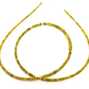 Shop Diamond Rondelle Beads! AAA QUALITY~~Yellow Diamond Beads 100% Natural Diamond Rondelle Beads Full Sparkling Diamond Beads Wholesale Yellow Diamond Beads Supplier | Natural genuine rondelle Diamond beads for beading and jewelry making.  #jewelry #beads #beadedjewelry #diyjewelry #jewelrymaking #beadstore #beading #affiliate #ad