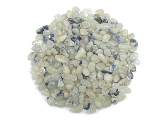 Dumortierite Chips – Gemstone Chips – Crystal Semi Tumbled Chips - Bulk Crystal - 7-12mm - Cp1164