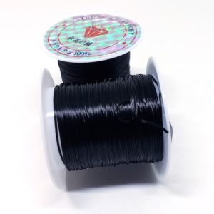 Shop Beading Thread! Elastic Fiber, Stretchy Elastic Beading Thread,  Black or White | Shop jewelry making and beading supplies, tools & findings for DIY jewelry making and crafts. #jewelrymaking #diyjewelry #jewelrycrafts #jewelrysupplies #beading #affiliate #ad