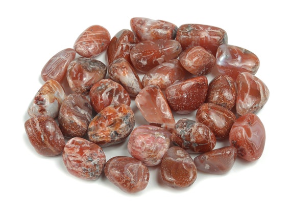 Fire Agate Tumbled Stone - Fire Agate Gemstone - Loose Gemstone - Natural Stone - Gifts - Tu1150