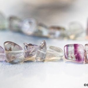 Shop Fluorite Chip & Nugget Beads! M/ Purple Fluorite 8mm Nugget Beads 16" strand Natural gemstone beads Size varies for jewelry making | Natural genuine chip Fluorite beads for beading and jewelry making.  #jewelry #beads #beadedjewelry #diyjewelry #jewelrymaking #beadstore #beading #affiliate #ad