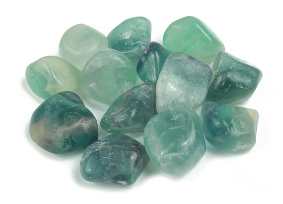 Green Fluorite Tumbled Stone – Green Fluorite Stone - Natural Green Gemstone - Green Gemstone - Tu1143