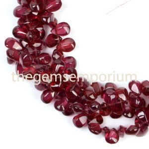 Shop Garnet Bead Shapes! Rhodolite Garnet Twisted Pear Shape Bead, Rhodolite Garnet Pears Shape Beads Side Drill, Rhodolite Garnet Fancy Shape Beads, Garnet Beads | Natural genuine other-shape Garnet beads for beading and jewelry making.  #jewelry #beads #beadedjewelry #diyjewelry #jewelrymaking #beadstore #beading #affiliate #ad