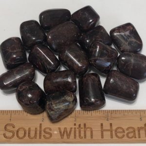 Garnet Medium Large Tumbled Stone, healing Stone, Healing Crystal, Spiritual Stone, Meditation | Natural genuine stones & crystals in various shapes & sizes. Buy raw cut, tumbled, or polished gemstones for making jewelry or crystal healing energy vibration raising reiki stones. #crystals #gemstones #crystalhealing #crystalsandgemstones #energyhealing #affiliate #ad