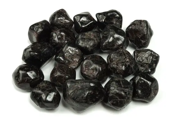 Garnet Tumbled Stones - Polished Garnet - Healing Stone - Home Decor - Tu1131