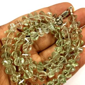 Shop Green Amethyst Beads! Latest Design–Green Amethyst Faceted Rondelle Beads Amethyst Twisted Rondelle Beads Jewelry Making Amethyst Beads Wholesale Gemstone Beads | Natural genuine faceted Green Amethyst beads for beading and jewelry making.  #jewelry #beads #beadedjewelry #diyjewelry #jewelrymaking #beadstore #beading #affiliate #ad