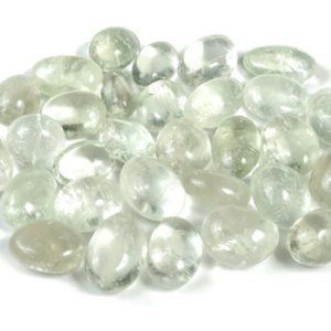 Prasiolite Tumbled Stone – Green Amethyst Tumble Stone – Green Amethyst Crystal Stone – TU1040 | Natural genuine stones & crystals in various shapes & sizes. Buy raw cut, tumbled, or polished gemstones for making jewelry or crystal healing energy vibration raising reiki stones. #crystals #gemstones #crystalhealing #crystalsandgemstones #energyhealing #affiliate #ad