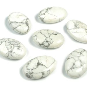 Shop Howlite Shapes! Howlite Palm Stone – White Palm Stone – Palm Howlite Stone – Loose Gemstones –Natural White Gemstone – Palm Stones – 3.0×4.5cm – PA1016 | Natural genuine stones & crystals in various shapes & sizes. Buy raw cut, tumbled, or polished gemstones for making jewelry or crystal healing energy vibration raising reiki stones. #crystals #gemstones #crystalhealing #crystalsandgemstones #energyhealing #affiliate #ad