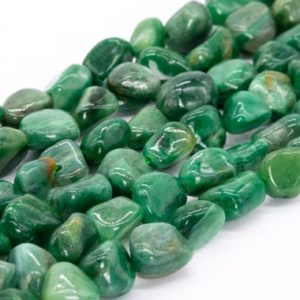 Shop Jade Beads! Genuine Natural African Jade Loose Beads Pebble Chips Shape 5-7mm | Natural genuine beads Jade beads for beading and jewelry making.  #jewelry #beads #beadedjewelry #diyjewelry #jewelrymaking #beadstore #beading #affiliate #ad
