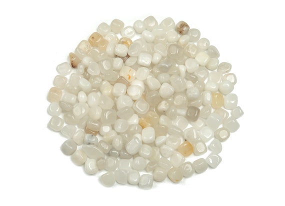 White Jade Chips – Crystal Chips - Strawberry Quartz Crystal Pebble – Quartz Crystal Décor 7-12mm – Cp1065