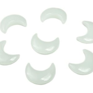 Shop Jade Shapes! White Jade Gemstone Moon – Crystal Moon – Carved Moon – Healing Crystal – Gemstone Crescent – 3×1.6cm – MO1031 | Natural genuine stones & crystals in various shapes & sizes. Buy raw cut, tumbled, or polished gemstones for making jewelry or crystal healing energy vibration raising reiki stones. #crystals #gemstones #crystalhealing #crystalsandgemstones #energyhealing #affiliate #ad