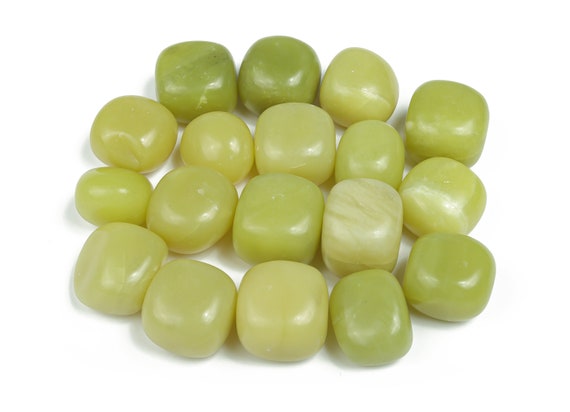 Lemon Jade Tumbled Stone – Lemon Jade Crystal –  Polished Lemon Jade Stones – Healing Stone - Gift – Tu1127
