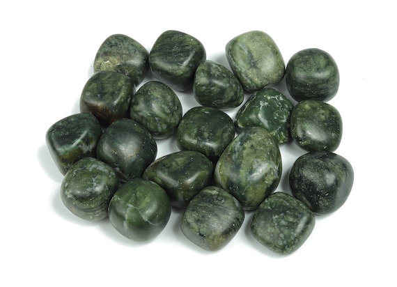 Nephrite Jade Tumbled Stone – Nephrite Crystal –  Polished Nephrite Stones – Healing Stone - Gift – Tu1076