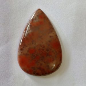 Shop Jasper Cabochons! Natural Red Poppy Jasper 25x38x5 mm Pear shape cabochon gemstone | Natural genuine stones & crystals in various shapes & sizes. Buy raw cut, tumbled, or polished gemstones for making jewelry or crystal healing energy vibration raising reiki stones. #crystals #gemstones #crystalhealing #crystalsandgemstones #energyhealing #affiliate #ad