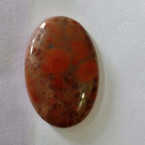 Shop Jasper Cabochons! Natural Red Poppy Jasper 21x31x4 mm oval shape cabochon gemstone | Natural genuine stones & crystals in various shapes & sizes. Buy raw cut, tumbled, or polished gemstones for making jewelry or crystal healing energy vibration raising reiki stones. #crystals #gemstones #crystalhealing #crystalsandgemstones #energyhealing #affiliate #ad