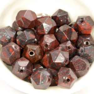 Shop Jasper Faceted Beads! 10MM Brecciated Jasper Beads Star Cut Faceted Grade AAA Genuine Natural Gemstone Loose Beads 14.5" LOT 1,3,5,10 and 50 (80005245-M22) | Natural genuine faceted Jasper beads for beading and jewelry making.  #jewelry #beads #beadedjewelry #diyjewelry #jewelrymaking #beadstore #beading #affiliate #ad