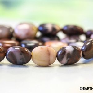 Shop Jasper Bead Shapes! M/ Autumn Stone 8x10mm Flat Oval Beads Multi-color Jasper gemstone beads For jewelry making | Natural genuine other-shape Jasper beads for beading and jewelry making.  #jewelry #beads #beadedjewelry #diyjewelry #jewelrymaking #beadstore #beading #affiliate #ad