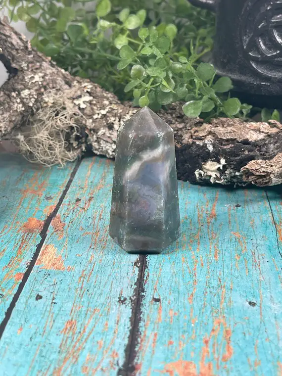 Fancy Jasper Point - Reiki Charged - Powerful Grounding Energy - Stone Of Tranquility - Soothes Emotions - Grounds & Protects - Stability 17