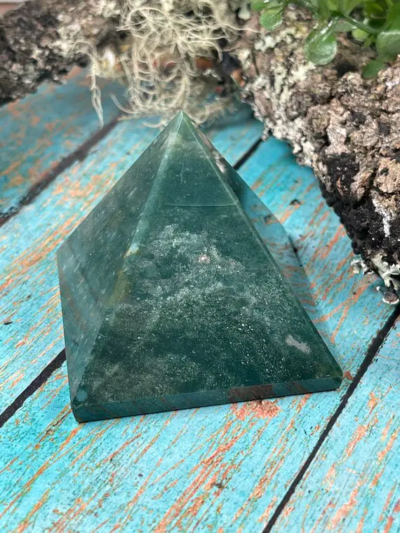 Fancy Jasper Pyramid - Reiki Charged - Powerful Earth Energy - Stone Of Tranquility - Soothes Emotions - Grounds & Protects - Stability #7