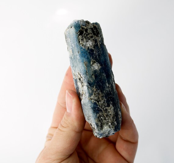 Blue Kyanite And Black Mica Specimen