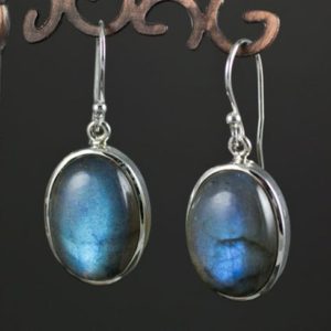 Shop Labradorite Earrings! Sterling Silver Labradorite Earrings | Natural genuine Labradorite earrings. Buy crystal jewelry, handmade handcrafted artisan jewelry for women.  Unique handmade gift ideas. #jewelry #beadedearrings #beadedjewelry #gift #shopping #handmadejewelry #fashion #style #product #earrings #affiliate #ad