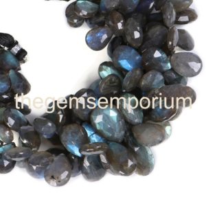 Shop Labradorite Faceted Beads! Faceted Labradorite Pear Shape Beads, Fire Labradorite Faceted Pear Gemstone Beads, Natural Labradorite Faceted Beads, Labradorite Beads | Natural genuine faceted Labradorite beads for beading and jewelry making.  #jewelry #beads #beadedjewelry #diyjewelry #jewelrymaking #beadstore #beading #affiliate #ad