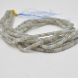 Shop Labradorite Rondelle Beads! High Quality Grade A Natural Labradorite Semi-Precious Gemstone Flat Heishi Rondelle / Disc Beads – 3mm x 2mm – 15" strand | Natural genuine rondelle Labradorite beads for beading and jewelry making.  #jewelry #beads #beadedjewelry #diyjewelry #jewelrymaking #beadstore #beading #affiliate #ad