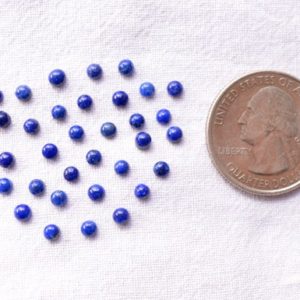 Shop Lapis Lazuli Cabochons! 50 Pcs Lot Natural Lapis Lazuli Cabochons, Small Round Cabs, Flat Back Round Shape Loose Cabochon, Lapis Cabochons, 3mm Bead Size #PP9375 | Natural genuine stones & crystals in various shapes & sizes. Buy raw cut, tumbled, or polished gemstones for making jewelry or crystal healing energy vibration raising reiki stones. #crystals #gemstones #crystalhealing #crystalsandgemstones #energyhealing #affiliate #ad