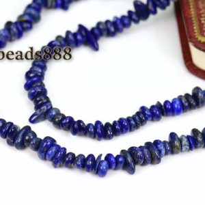 Shop Lapis Lazuli Chip & Nugget Beads! Lapis Lazuli,15 inch full strand Lapis Lazuli chip nugget beads 5-8mm | Natural genuine chip Lapis Lazuli beads for beading and jewelry making.  #jewelry #beads #beadedjewelry #diyjewelry #jewelrymaking #beadstore #beading #affiliate #ad