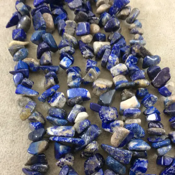 Lapis Lazuli Chunky Nugget Shaped Beads