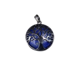 Shop Lapis Lazuli Pendants! 1" Gunmetal Plated Copper Cut Out Tree Focal Bezel Pendant with Lapis Lazuli Stone – Measures 26mm x 26mm – Sold Per Each, Chosen at Random | Natural genuine Lapis Lazuli pendants. Buy crystal jewelry, handmade handcrafted artisan jewelry for women.  Unique handmade gift ideas. #jewelry #beadedpendants #beadedjewelry #gift #shopping #handmadejewelry #fashion #style #product #pendants #affiliate #ad