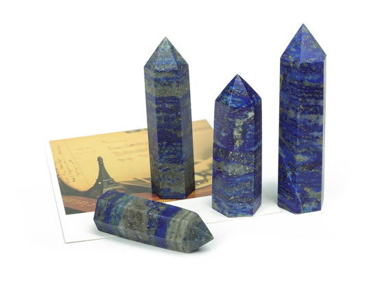 Lapis Lazuli Obelisk Tower Stone – Obelisk Tower Point Crystals – Loose Gemstone - Gifts - Tw1039
