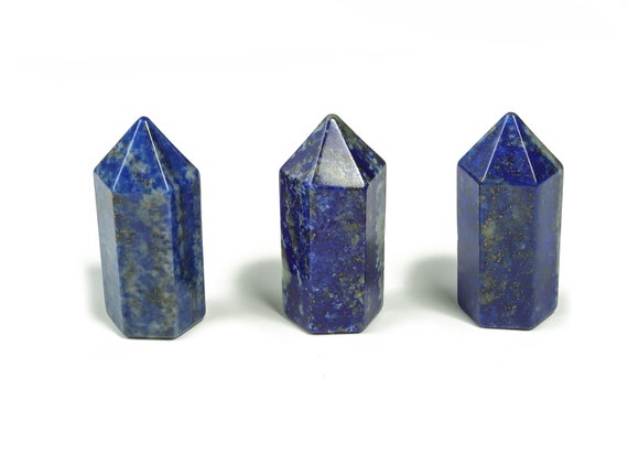 Lapis Lazuli Obelisk Tower – Gemstone Tower – Lapis Lazuli Wand – Hand Carved Crystal Point – Healing Crystal – 3.5 Cm – Tw1032
