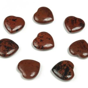 Shop Mahogany Obsidian Stones & Crystals! Mahogany Obsidian Heart Gemstone Flat – Heart Crystal – Healing Stones – Carving Heart – Natural stones – 20x20x6 – HE1069 | Natural genuine stones & crystals in various shapes & sizes. Buy raw cut, tumbled, or polished gemstones for making jewelry or crystal healing energy vibration raising reiki stones. #crystals #gemstones #crystalhealing #crystalsandgemstones #energyhealing #affiliate #ad