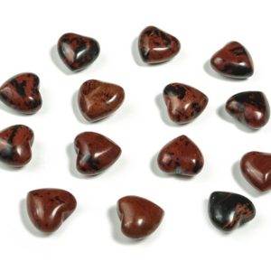 Shop Mahogany Obsidian Shapes! Mahogany Obsidian Heart Gemstone – Puffy Protection Heart Stones – Mahogany Obsidian Crystal Hearts – Crystal Healing – 15x15x9mm – HE1016 | Natural genuine stones & crystals in various shapes & sizes. Buy raw cut, tumbled, or polished gemstones for making jewelry or crystal healing energy vibration raising reiki stones. #crystals #gemstones #crystalhealing #crystalsandgemstones #energyhealing #affiliate #ad