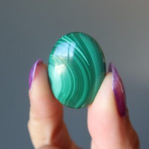 Shop Malachite Cabochons! Malachite Cabochon Elite Energy Oval Green Gemstone | Natural genuine stones & crystals in various shapes & sizes. Buy raw cut, tumbled, or polished gemstones for making jewelry or crystal healing energy vibration raising reiki stones. #crystals #gemstones #crystalhealing #crystalsandgemstones #energyhealing #affiliate #ad