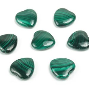 Malachite Heart Gemstone – Natural Malachite Stone –  Healing Crystals – Nurturing Stone – Crystal Hearts – 20x20x7mm – HE1266 | Natural genuine stones & crystals in various shapes & sizes. Buy raw cut, tumbled, or polished gemstones for making jewelry or crystal healing energy vibration raising reiki stones. #crystals #gemstones #crystalhealing #crystalsandgemstones #energyhealing #affiliate #ad