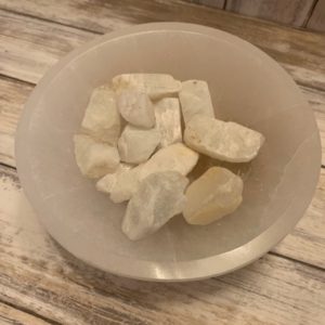 Shop Raw & Rough Selenite Stones! Tumblestone Milky Selenite Raw Crystal Chunk Tumble-stones | Natural genuine stones & crystals in various shapes & sizes. Buy raw cut, tumbled, or polished gemstones for making jewelry or crystal healing energy vibration raising reiki stones. #crystals #gemstones #crystalhealing #crystalsandgemstones #energyhealing #affiliate #ad