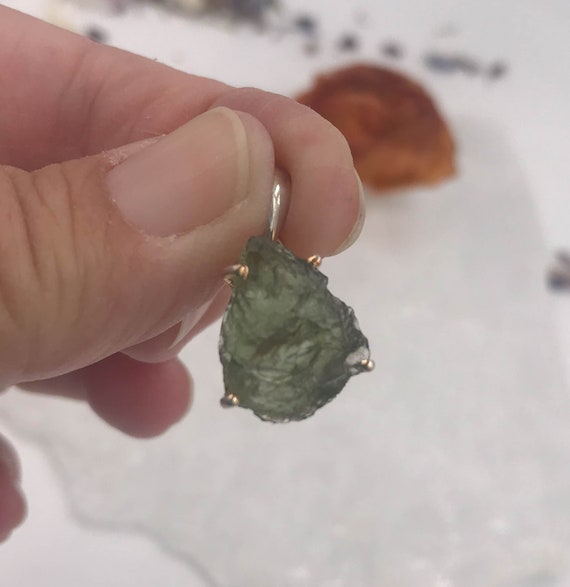 Moldavite Pendant  - The Stone For Transformation And Healing