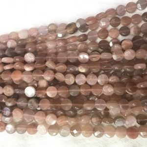 Shop Moonstone Bead Shapes! Genuine Faceted Multicolor Moonstone 8mm – 16mm Flat Round Cut Natural Loose Coin Beads 15 inch Jewelry Bracelet Necklace Material Supply | Natural genuine other-shape Moonstone beads for beading and jewelry making.  #jewelry #beads #beadedjewelry #diyjewelry #jewelrymaking #beadstore #beading #affiliate #ad