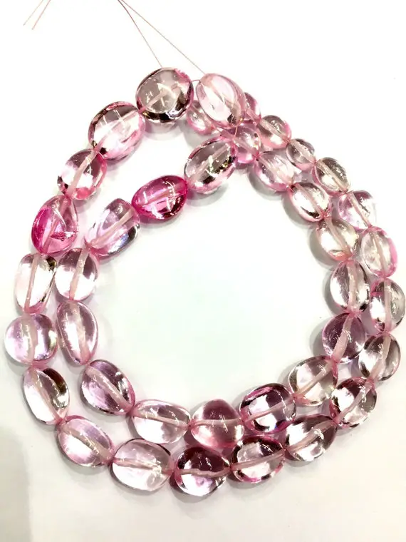 Exclusive Gemstone~~very Preety Pink Morganite Color Nuggets Beads Smooth Rose Pink Morganite Nuggets Gemstone Jewelry Making Nuggets Shape