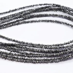 Shop Diamond Chip & Nugget Beads! Natural Black Diamond Uncut Beads 2.5-3mm Diamond Beads Black Diamond Beads Raw Diamond Beads Conflict Free Diamond beads for jewelry making | Natural genuine chip Diamond beads for beading and jewelry making.  #jewelry #beads #beadedjewelry #diyjewelry #jewelrymaking #beadstore #beading #affiliate #ad