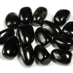 Shop Tumbled Obsidian Crystals & Pocket Stones! Obsidian Tumbled Stone – Natural Gemstone – Loose Gemstone – Natural Stone – Black Obsidian Gemstone – Large Size – TU1119 | Natural genuine stones & crystals in various shapes & sizes. Buy raw cut, tumbled, or polished gemstones for making jewelry or crystal healing energy vibration raising reiki stones. #crystals #gemstones #crystalhealing #crystalsandgemstones #energyhealing #affiliate #ad