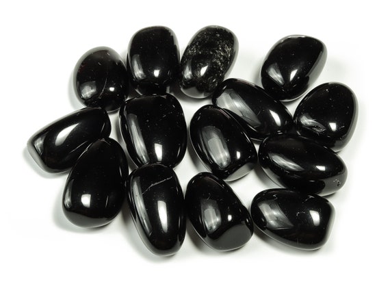 Obsidian Tumbled Stone - Natural Gemstone - Loose Gemstone - Natural Stone - Black Obsidian Gemstone – Tu1119