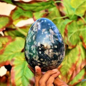 Ocean Jasper Gemstone Egg 145MM Healing Rock Metaphysical Aura Enhancer Spiritual Gift Idea | Natural genuine stones & crystals in various shapes & sizes. Buy raw cut, tumbled, or polished gemstones for making jewelry or crystal healing energy vibration raising reiki stones. #crystals #gemstones #crystalhealing #crystalsandgemstones #energyhealing #affiliate #ad